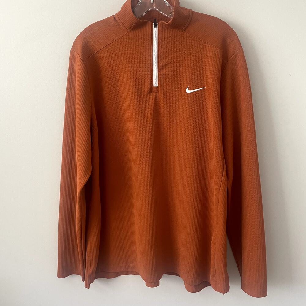 Nike Dry Fit Mens 1/4 Zip Long Sleeve Pullover Sz XXL